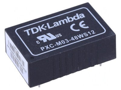 Convertor DC/DC 3W 18-75V la 12V 250mA DIP24 foto