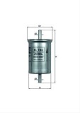 Filtru combustibil MAHLE KL146