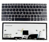 Tastatura laptop noua HP 2170P SILVER FRAME BLACK With Backlit US