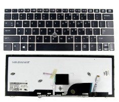 Tastatura laptop noua HP 2170P SILVER FRAME BLACK With Backlit US