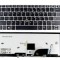 Tastatura laptop noua HP 2170P SILVER FRAME BLACK With Backlit US