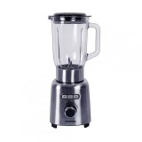 Blender Heinner HBL-ICE1000XMC, 1000 W, 1.5 l, Viteza variabila, Pulse, Zdrobire gheata, Bol sticla, Inox, RESIGILAT, 1 AN GARANTIE