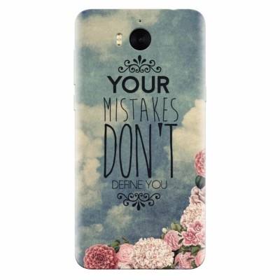 Husa silicon pentru Huawei Y5 2017, Your Mistakes Dont Define You foto