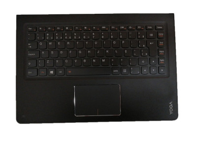 Carcasa cu tastatura palmrest Laptop Lenovo Yoga AM0YV000210 layout BR foto