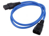 Cablu IEC C13-C14 cu Blocare 1m PVC
