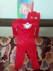 Costum Bufnita 6-8 Ani Pjmask ( eroi in pijamale ) foto