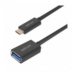 Cablu date USB Type-C 3.1 la USB 3.0 OTG Astrum UT600 Negru