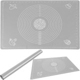 Planseta din silicon pentru patiserie 64x45 cm, gradata