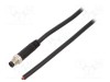 Conector M8 1m tată PIN 6 drept cu manşon AMPHENOL LTW