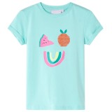 Cumpara ieftin Kids'T-shirt Light Mint 140 Verde menta 128