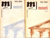 Memorii Vol. 1-2 - Iorgu Iordan - Editura Eminescu, 1977 - Biografii, Memorii - Limba Romana - Paperback