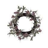 Cumpara ieftin Coronita artificiala - Deco Birch Wreath Pink-Lilac Berries, 35 cm | Kaemingk