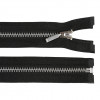Fermoar metalic detasabil Crisalida, lungime 60 cm, Negru
