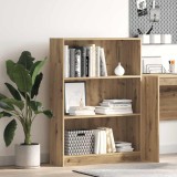 VidaXL Bibliotecă, stejar artizanal, 80x24x109 cm, lemn prelucrat 857843