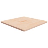 vidaXL Blat de masă pătrat, 70x70x2,5 cm, lemn masiv stejar netratat