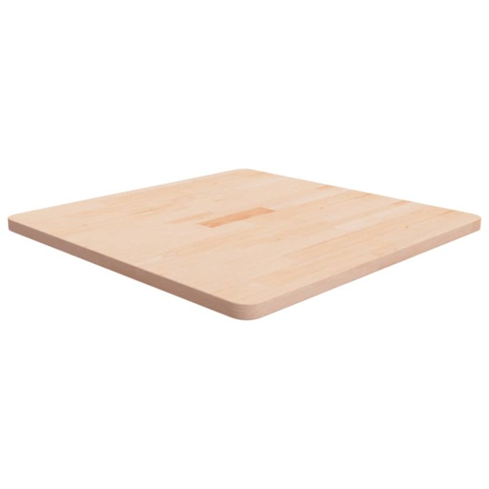 vidaXL Blat de masă pătrat, 70x70x2,5 cm, lemn masiv stejar netratat