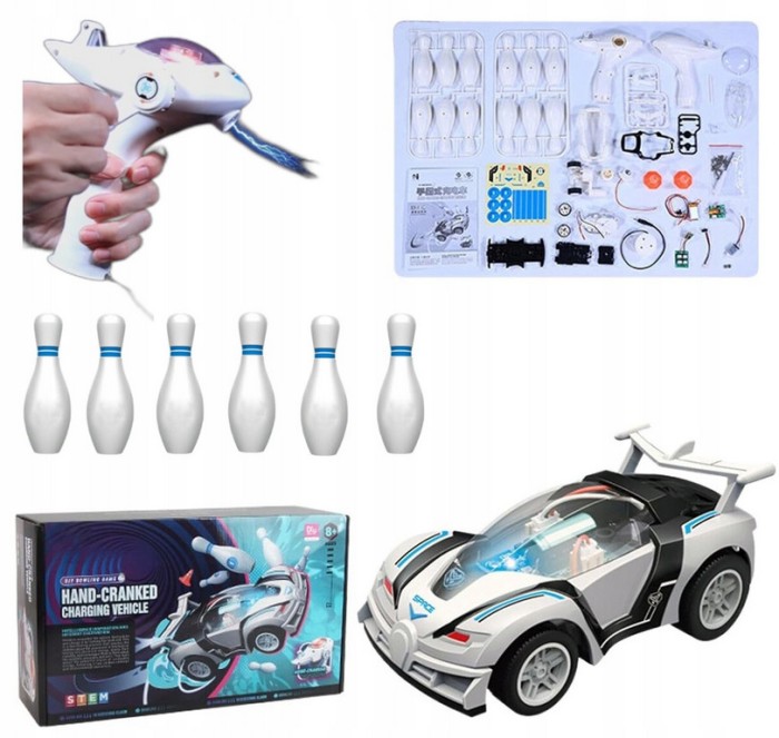 Jucarie Educationala, Kit de constructie inovator, mecanisme si energiei regenerabile, 6+