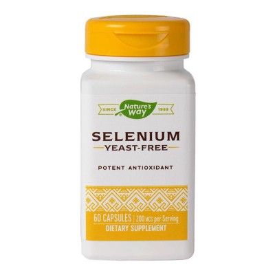 Selenium 200mcg Nature&amp;#039;s Way Secom 60cps foto