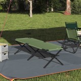 VidaXL Pat pliabil pentru camping Verde 193 x 69 x 45 cm Tafeta Oxford 42003178