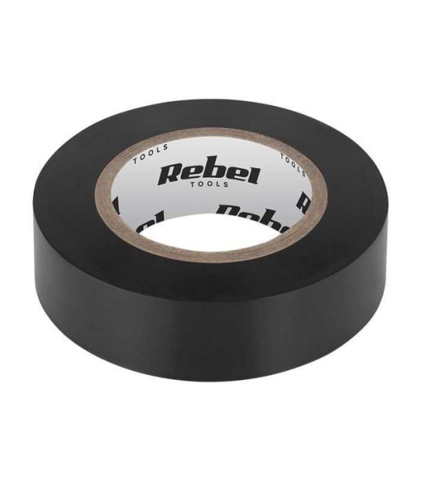 Banda izolatoare 0.13X19mm 20m neagra REBEL