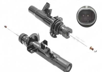 Modul suspensie pneumatica fata, Bmw X3 (F25), 09.2010-08.2017, X4 (F26), 05.2013-03.2018, Dreapta, Vehicul Fara Control Electronic De Amortizare A S foto