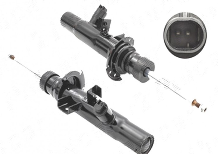 Modul suspensie pneumatica fata, Bmw X3 (F25), 09.2010-08.2017, X4 (F26), 05.2013-03.2018, Dreapta, Vehicul Fara Control Electronic De Amortizare A S