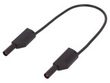 Cablu Masurare ST&Auml;UBLI Mufa Banana 4mm 0.25m 1000V 19A CAT III PVC