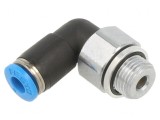 Racord Push-In 90&deg; Filetat, 0,95-6bar, 0-60&deg;C