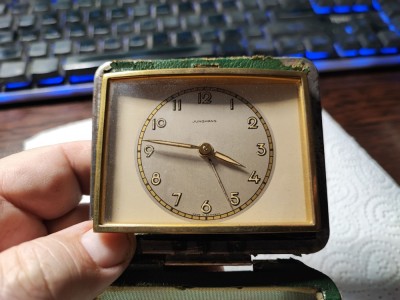 Ceas vintage de calatorie Junghans foto