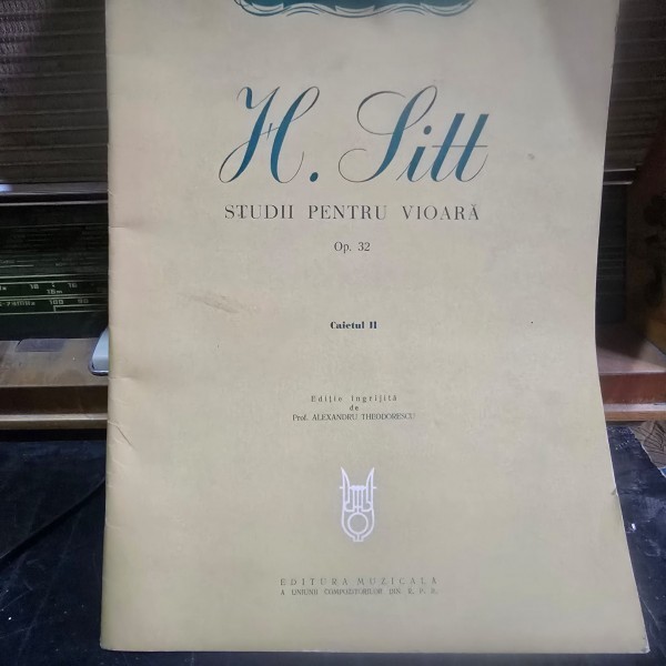 H. Sitt, Studii pentru vioara, OP 32, caietul II, partituri