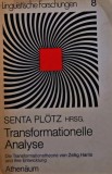 Transformationelle Analyse - 1972 - Senta Pl&ouml;tz (@R50)