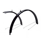 Aparatoare noroi fata spate, roata de 24, culoare negru lucios Cod:AWR2174