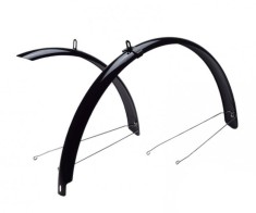 Aparatoare noroi fata spate, roata de 24, culoare negru lucios Cod:AWR2174