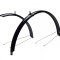 Aparatoare noroi fata spate, roata de 24, culoare negru lucios Cod:AWR2174