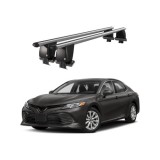 Bare transversale portbagaj auto aluminiu compatibile plafon neted Toyota Camry XV70 2017-> argintii sau negre Cod: CB200101 Kit-108