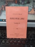 Statutele Bibliotecei Bibliotecii Populare Viitorul, Vaslui, Tipografia C. Onceanu Succesori, Vaslui 1907, 054