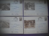 HOPCT LOT 4150 -IP- 4 CARTI POSTALE-CORABIA -JUD OLT -CIRCULATE, Circulata, Printata