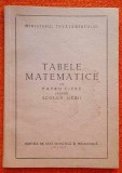 Tabele matematice cu patru cifre pentru scolile medii - 1955