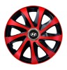Set 4 capace roti Drift extra red R15 pentru gama Hyundai, Autohelix MSA