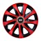Set 4 capace roti Drift extra red R15 pentru gama Hyundai