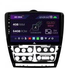 Navigatie Skoda Octavia 2, Android 13, A-Octacore 4GB RAM + 64GB ROM, 10.1 Inch - AD-BGA10004+AD-BGRKIT048v2