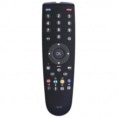 Telecomanda pentru LCD GRUNDIG, BEKO, PROSONIC, OKI RC-YC1, neagra cu functiile telecomenzii originale