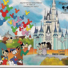 Sierra Leone - Cartoon, Disney, perf.sheet, MNH AD.001