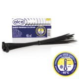 COLIERE NYLON NEGRE 7.2*250 MM SET 50 BUC, Alca