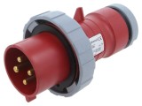 Conector alimentare AC trifazat AMPHENOL IP&amp;S 32A 440V mufă tată