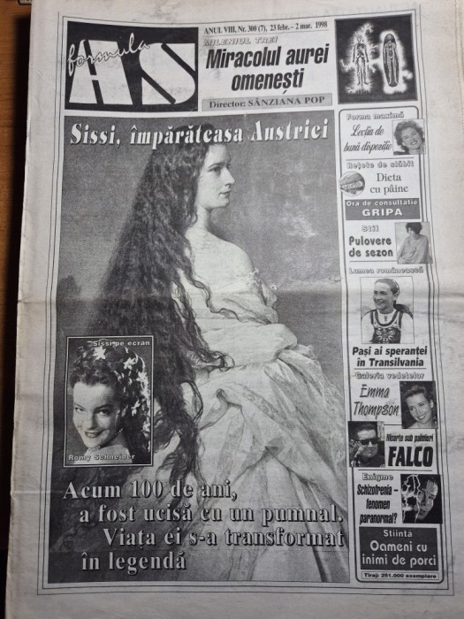 ziarul formula as 23 februarie - 2 martie 1998