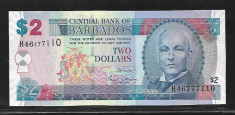 Barbados 2 Dollars 2007 -UNC foto