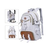 Rucsac gri de calatorie, impermeabil, bagaj de mana zboruri avioane, 52x34x19 cm, JollyMag, PL181