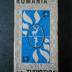 Romania. Harta turistica (1970, cu harta)