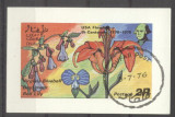 Dhufar 1976 Flowers, mini imperf.sheet, used AI.014, Stampilat
